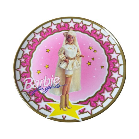 Vintage Barbie Dinnerware Set 1993 3 Pieces Plate-Bowl-Cup NB110 - New in Box - Picture 3 of 11